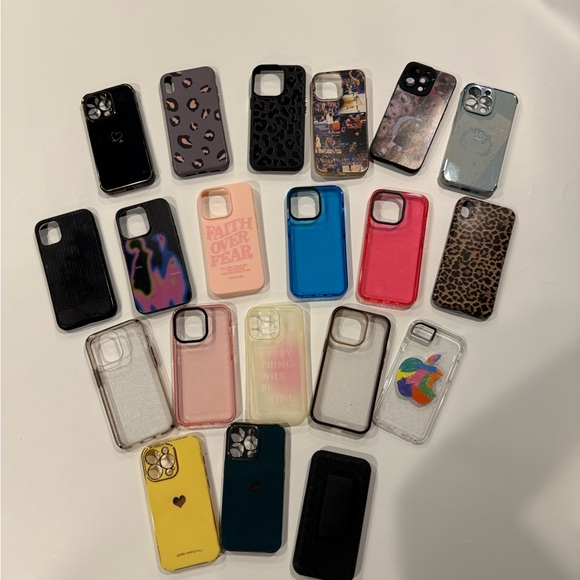Assorted Multicolor Phone Case Collection - Various Colors - Picture 2 of 9